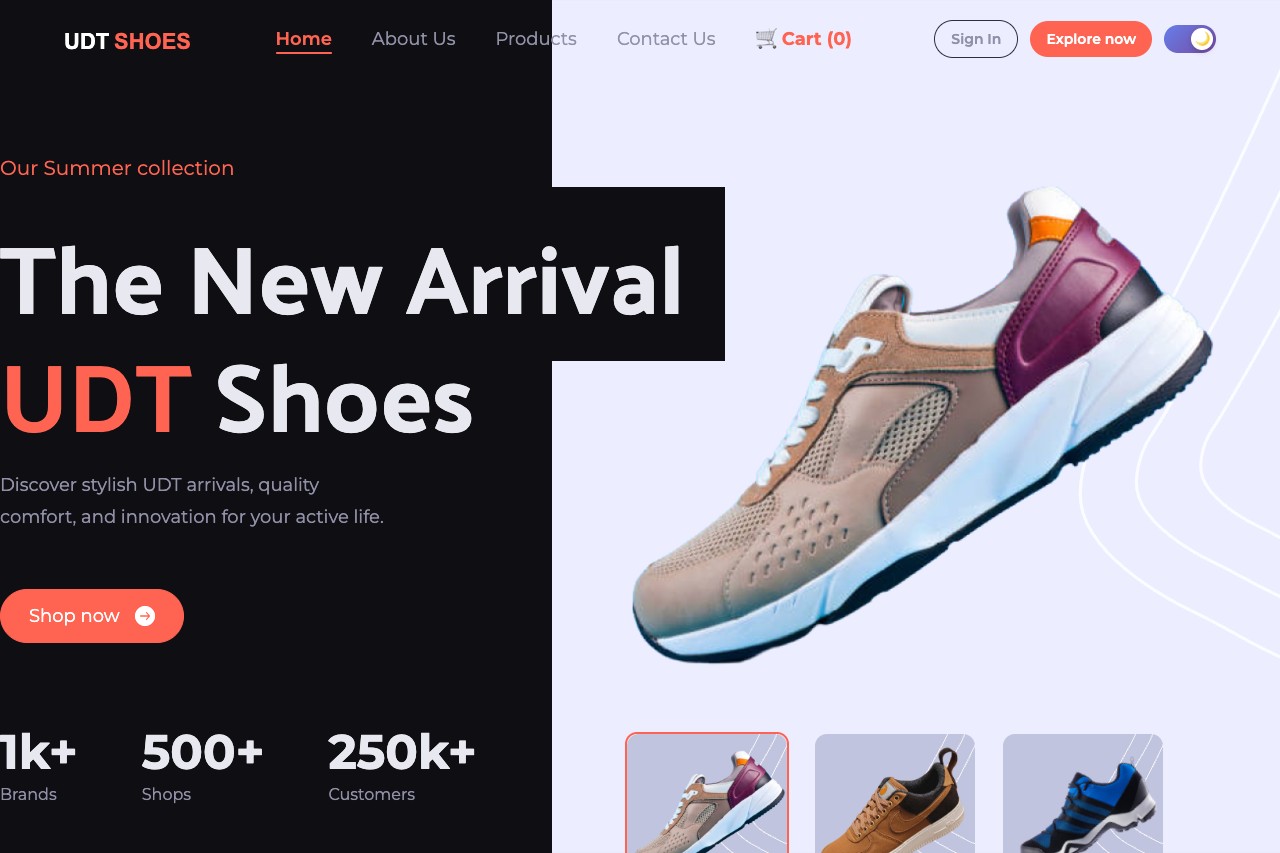 UDT Shoe Store screenshot